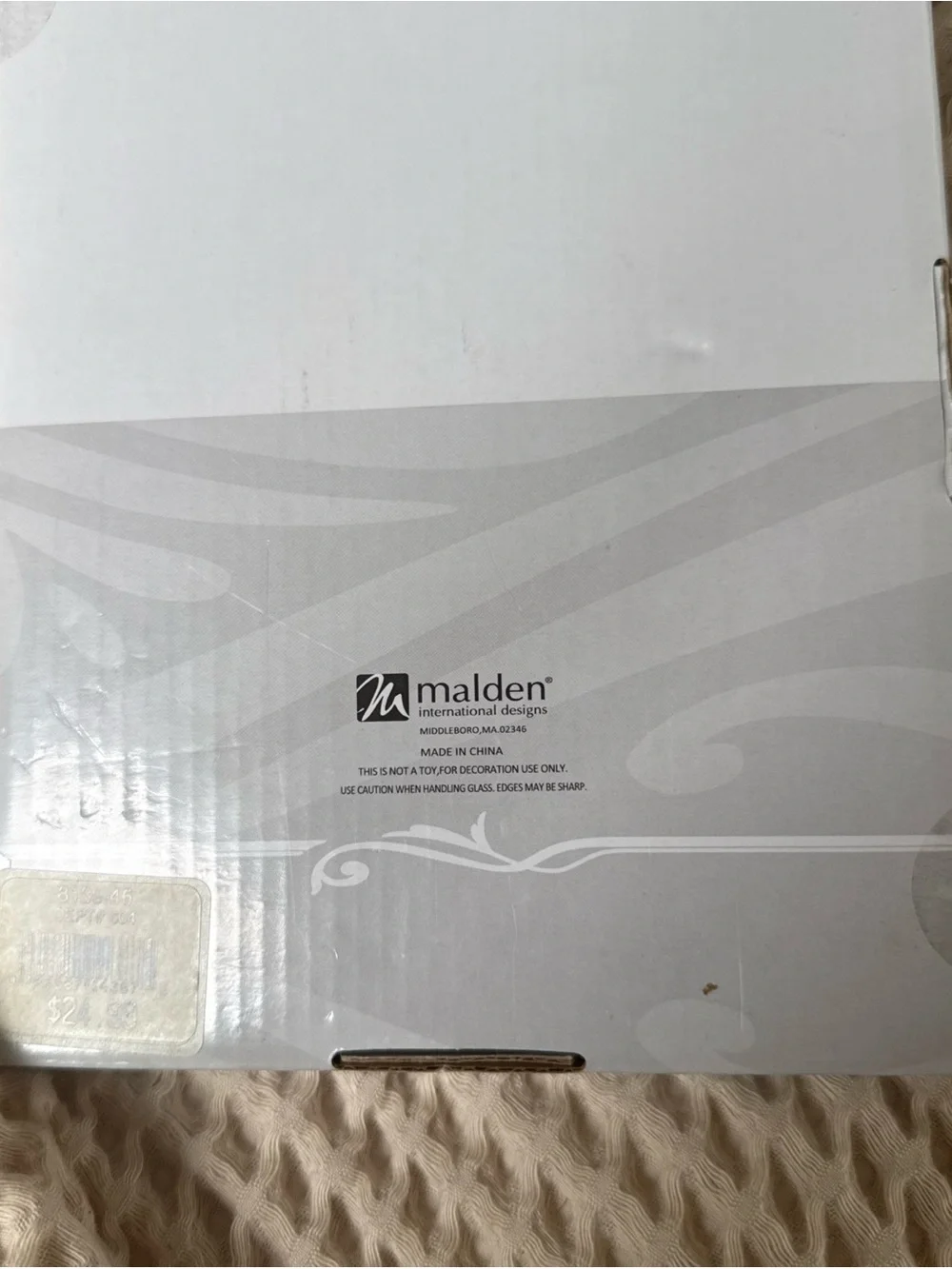 Malden Silver Nursery Photo Frame with Baby Motifs